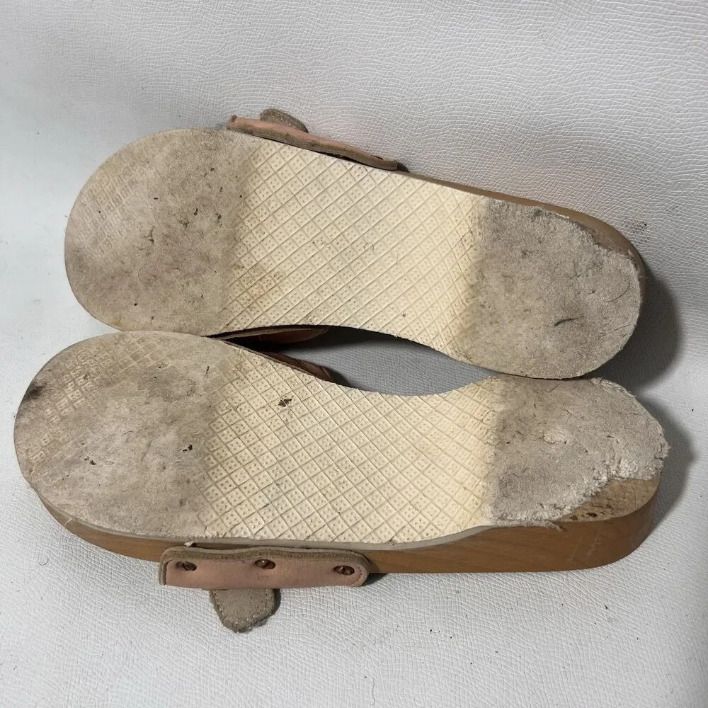 Burberry clog sandals